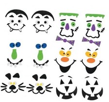 Bulk2pc Foam Pumpkin Decorating Craft Kit, Kids Novelty Toys 1
