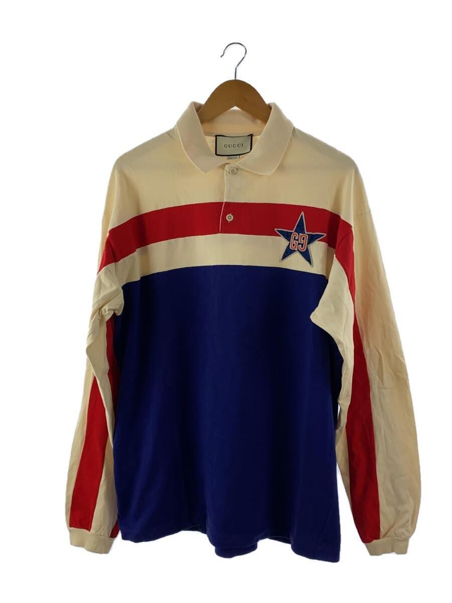 GUCCI GG Star Polo Shirt in Cotton Multicolor 573262
