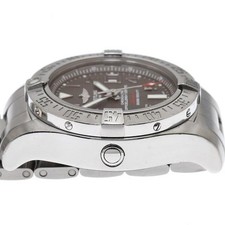 BREITLING AVENGER II SEAWOLF A17331 44mm SS Black Dial Automatic Date #C377 5