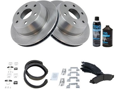 Rear Brake Pad Rotor Shoe Drum Kit fits Cadillac Escalade ESV 2003-2006 92FFXN