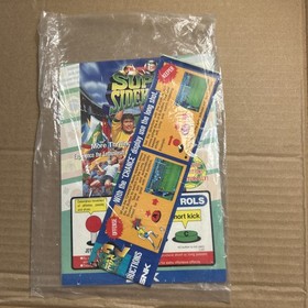Original NEO GEO  Artwork Instructions Usa In Bag Super Sidekicks 2 W/Sticker