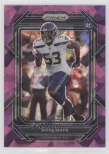 2022 Panini Prizm Rookies Purple Ice Prizm 83/225 Boye Mafe #386 0q3