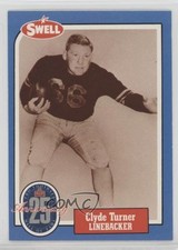 1988 Swell Football Greats Hall of Fame Bulldog Turner Clyde Turner #119 HOF 0p6