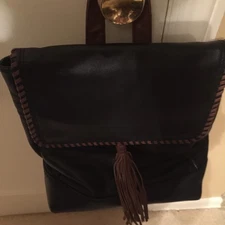 ILI New York Genuine Leather Backpack Bag w/Inner & Outer Pockets New W/O Tags