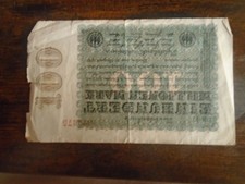 100 milionów marek rzeszy 1923