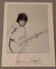 Ronnie Wood Promo Postcard - 1992 Slide On This - Rolling Stones Solo Postmarked