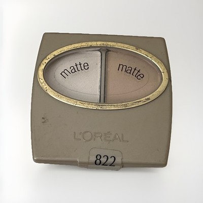 L'OREAL WEAR INFINITE  Eye Shadow Duo #822-Sand Dune (Gold Case) **RARE. Read