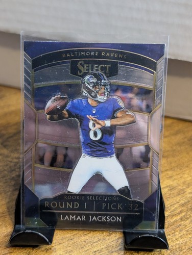 Lamar Jackson #RS-12 2018 Panini Select Rookie Selections card