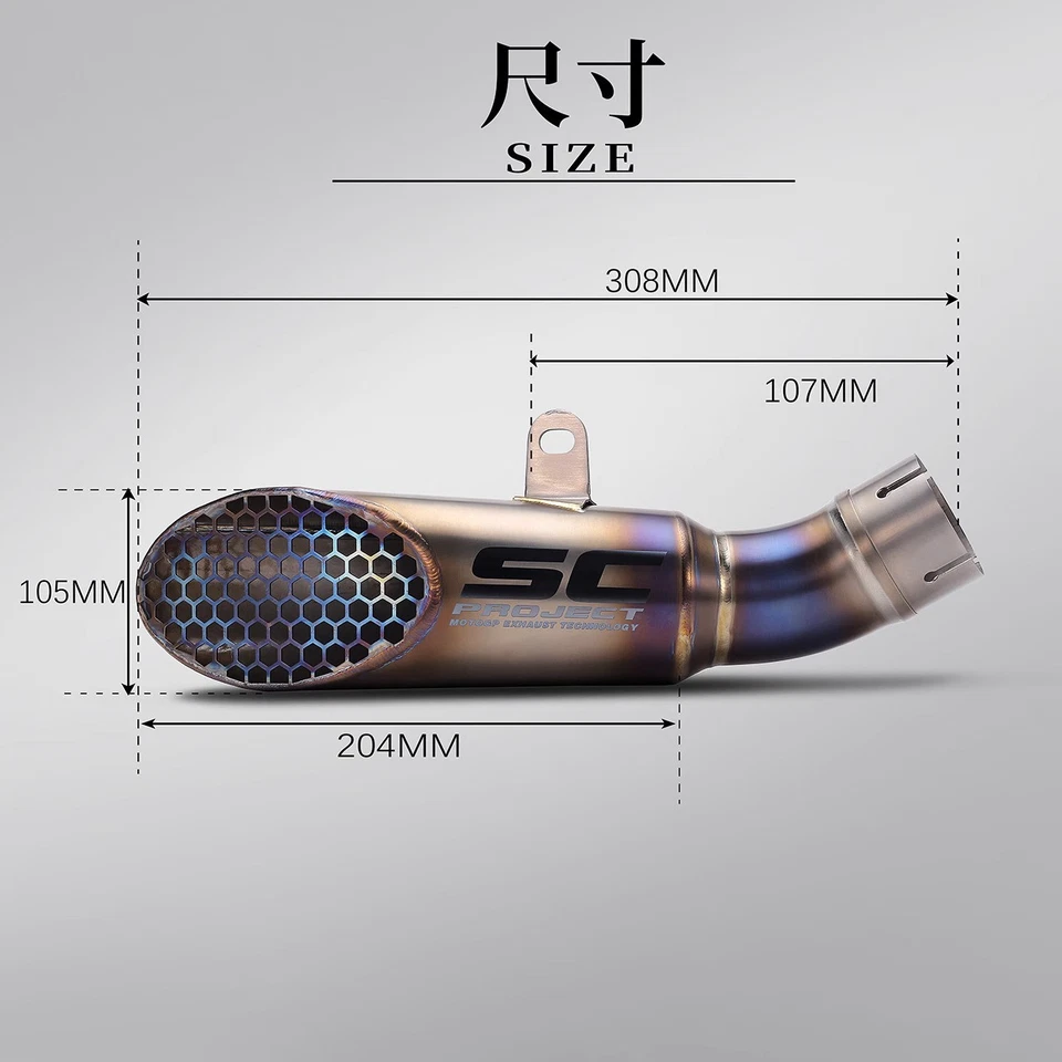 Moto Exhaust Slip-on Muffler For Aprilia RSV4 1100/Factory Tuono V4 1100/Factory - Image 3 of 4