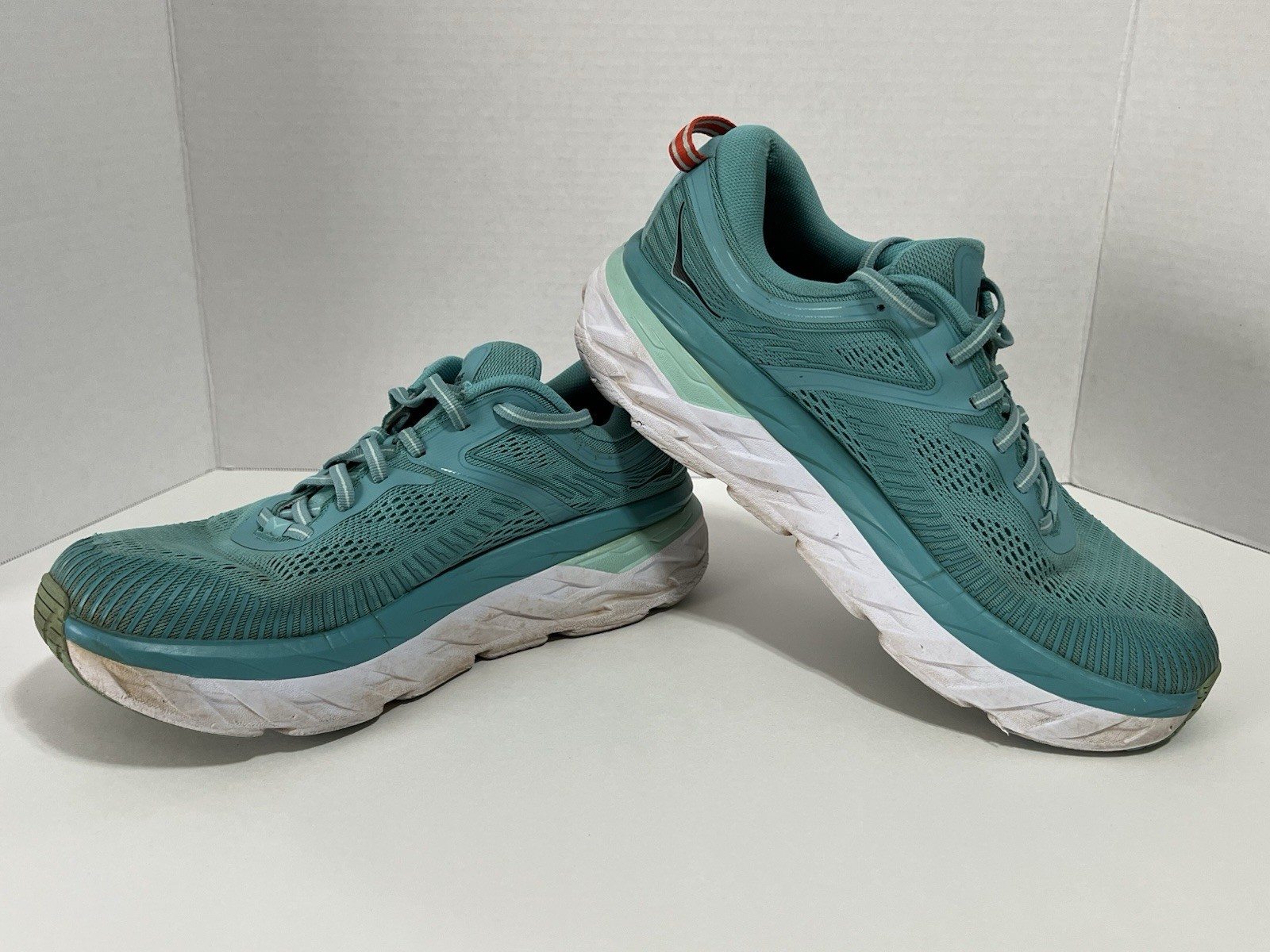 Hoka Women’s Bondi 7 Wide Running Shoes Aquarelle/Eggshell Blue Size US 9.5D thumbnail 5