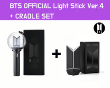 BTS Army Bomb Light Stick Ver.4 + Cuna Oficial K-Pop Fanlight Set Nuevo