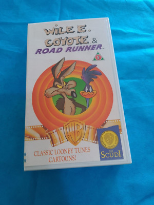 Cartoon VHS Cartoons WILE COYOTE ROAD RUNNER Video Kassette Warner Home