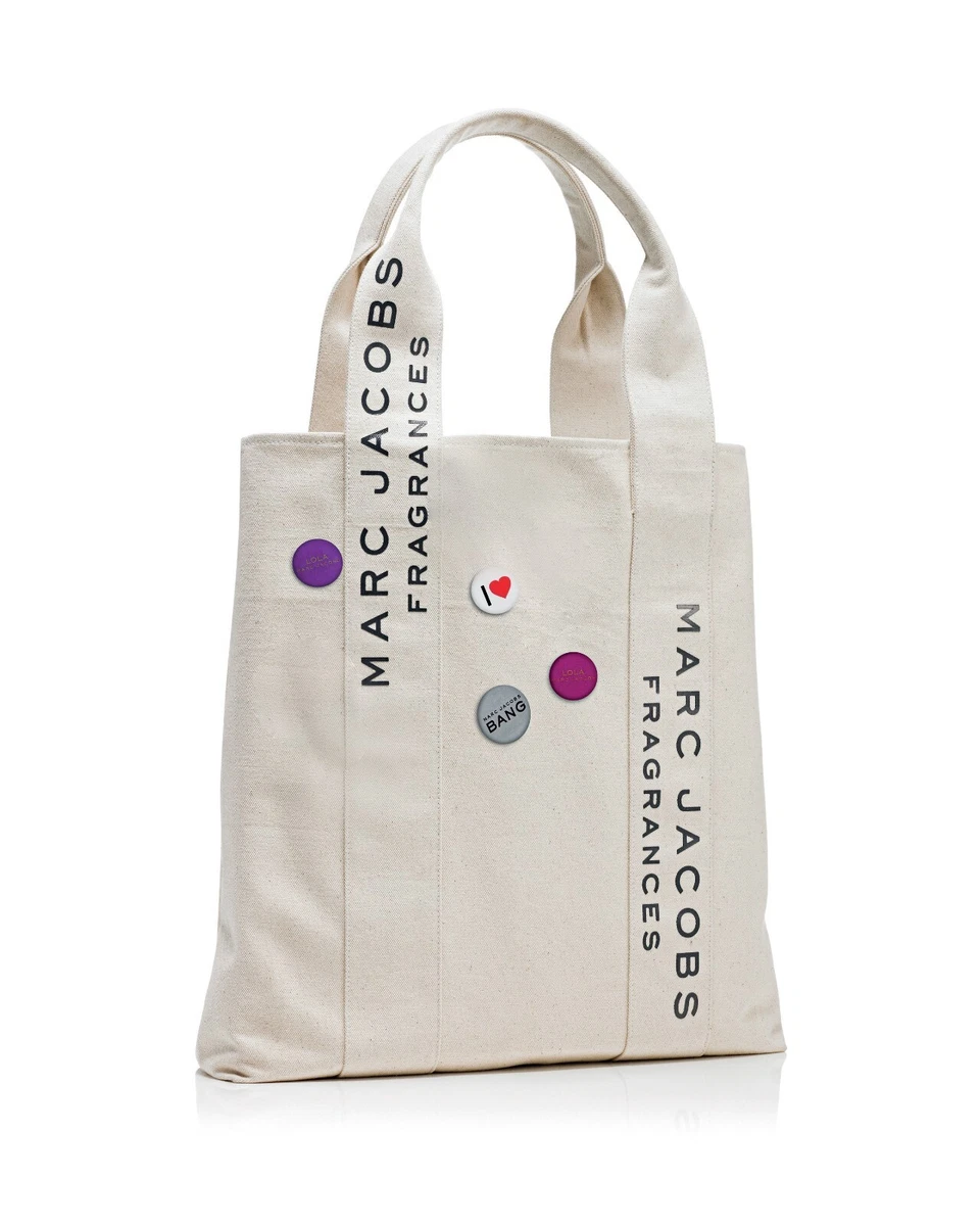 The Small Canvas Tote Bag in Beige - Marc Jacobs