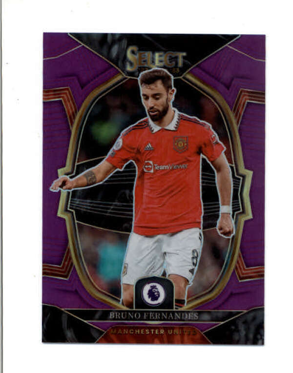 BRUNO FERNANDES 2022/23 SELECT PREMIER LEAGUE #67 PURPLE PRIZM