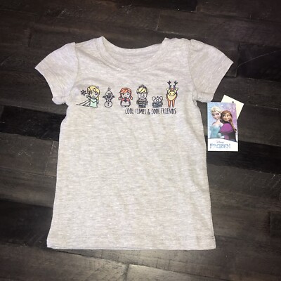 Toddler Girls' Disney Frozen Cool Times Cool Friends Graphic T-Shirt Choose Size
