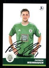 Patrick Weihrauch Autogrammkarte FC Homburg  2023-24 Original Signiert