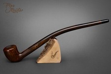 Mr. Brog WOODEN TOBACCO SMOKING PIPE Lotr Gandalf Hobbit 150 CHURCHWARDEN 14" Br