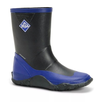 Muck Boot Forager Kinder Gummistiefel schwarz/blau Gummi wasserdicht