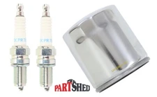Harley Davidson Sportster 883 1200 Tune Up Kit Chrome Oil Filter NGK Spark Plugs