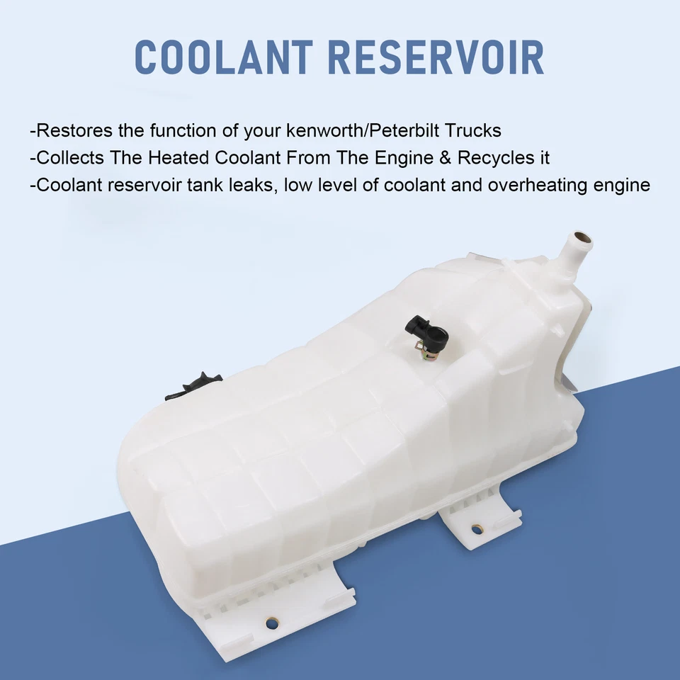 Резервуар для восстановления охлаждающей жидкости бутылка бак новый для Kenworth T660 T800 Peterbilt - Изображение 3 из 4
