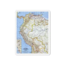 South America - Northwestern (1964) (Map) Refrigerator Magnet