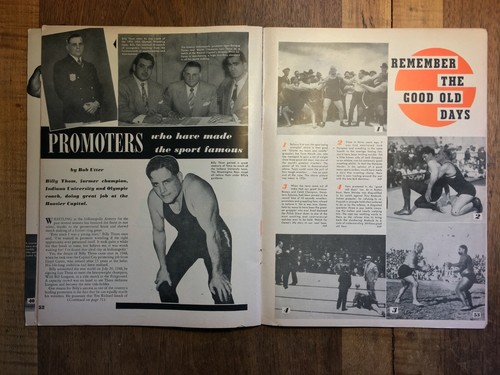 Boxing & Wrestling Magazine 1952 : Marciano Wolcott Ezzard Tunney Jeffries - Picture 12 of 12