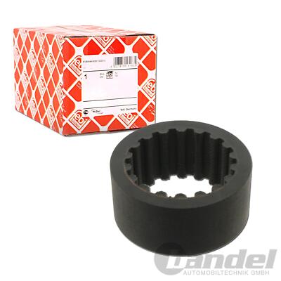 FEBI FLEXIBLE MUFFE FREILAUF-RIEMENSCHEIBE für VW T5 BUS 2.5 TDI TOUAREG V10 TDI