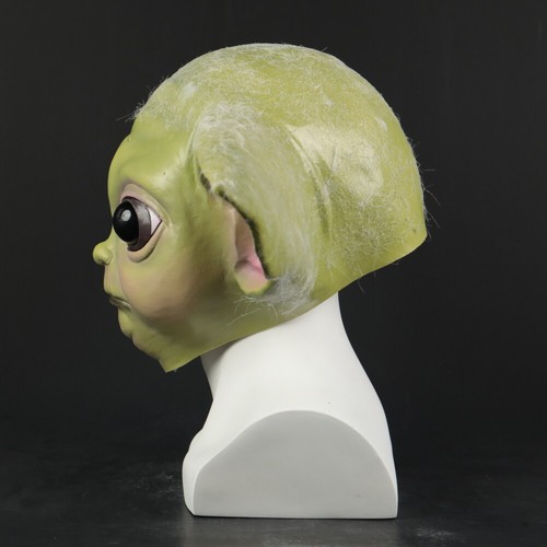 2019 Star Wars Cosplay The Mandalorian Baby Yoda Mask Fancy Dress Helmet Props - Picture 2 of 11