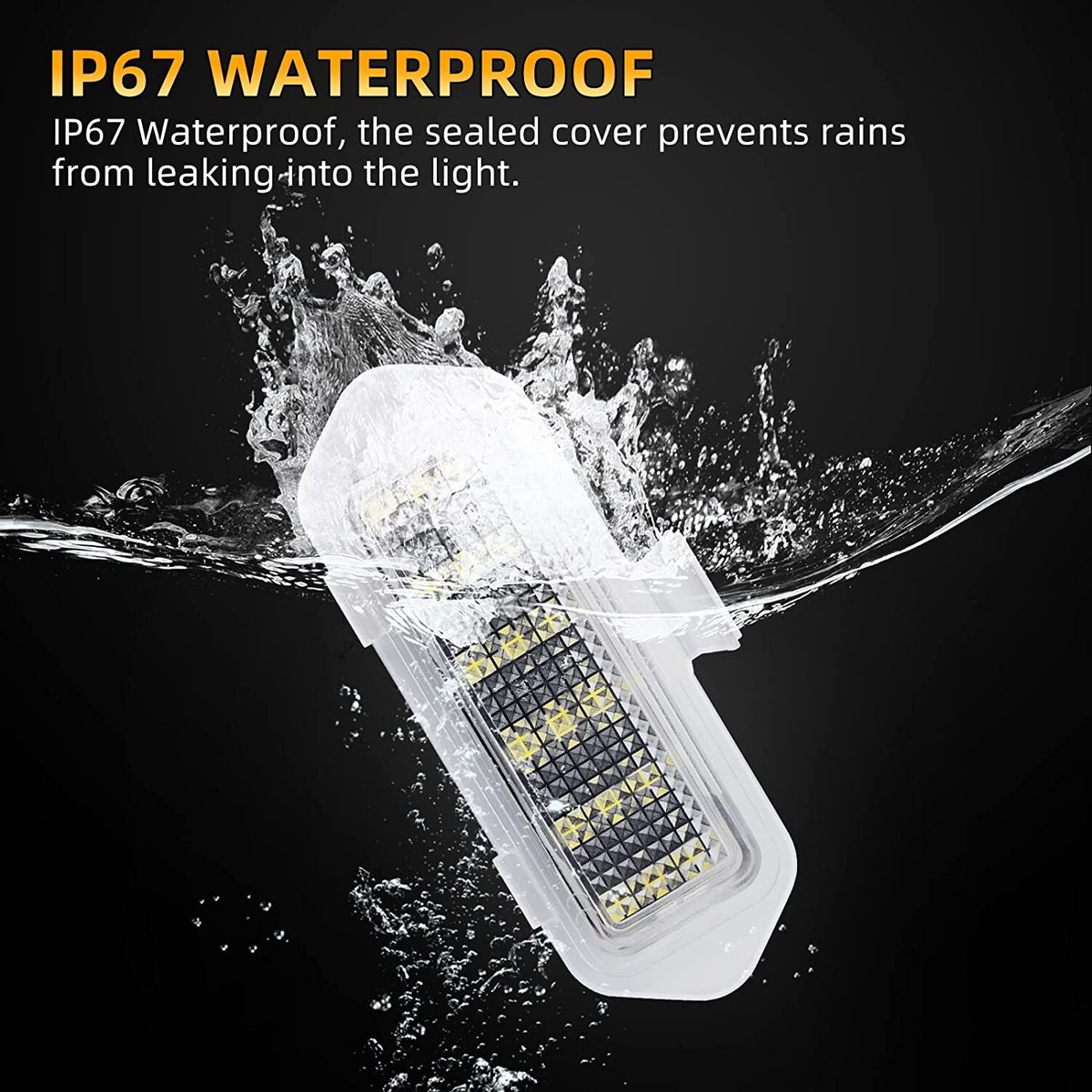 Side Mirror Puddle Lights GM Trucks LED Side Mirror Puddle Lights For 03-06 Escalade, Silverado, Suburban, Tahoe, Sierra LED Light Bulbs For Cadillac Escalade - Foto 3