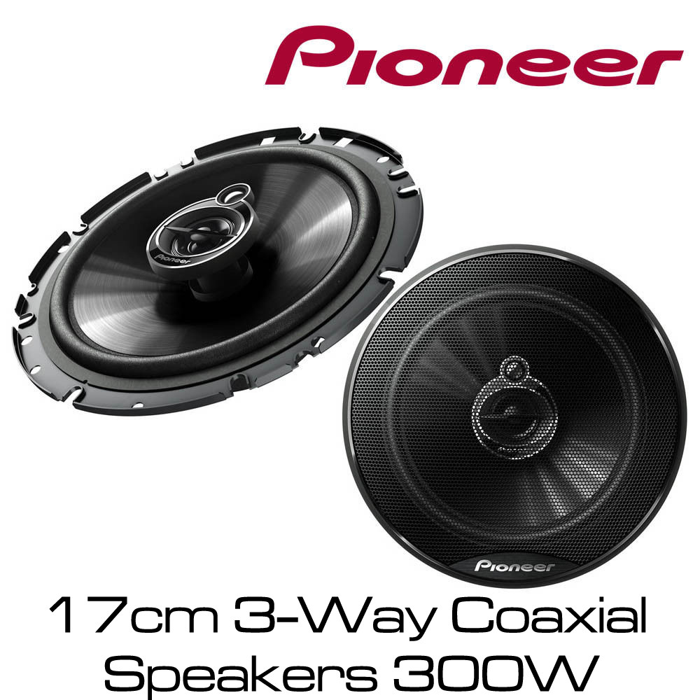 Pioneer TS-G1730F - 17cm 3-Way Coaxial Car Door Speakers 300W