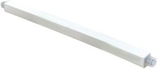 24 Inch Replacement Towel Bar Cut to Fit Plastic Spring Loaded End Bathroom Rack