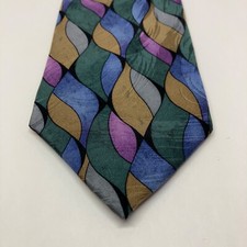 J. Garcia Collector's Edition Neck Tie 100 Silk Geometric Stonehedge Ltd