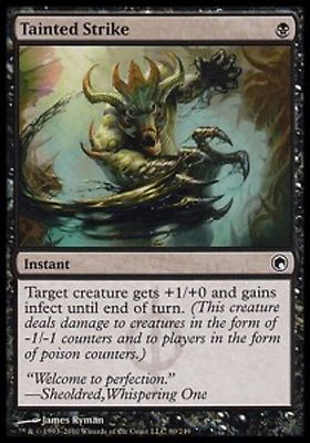 *MRM* FR/VF 4x Frappe Souille��e (Tainted Strike) MTG Scars of Mirrodin