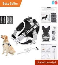 Reflective No Choke Dog Harness with Adjustable Straps, Perfect for All Breeds
