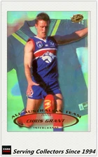 1999 Select AFL Holofoil All Australia Team AA19 Chris Grant (W. Bulldogs)