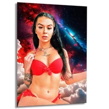CORA JADE WWE Wrestling Model Diva ACEO Art Print Card by RoStar #4/7