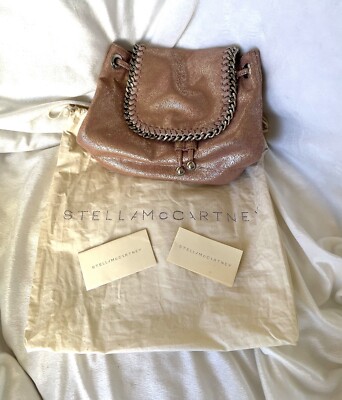 Authentic Stella McCartney Pearlescent Shaggy Deer Mini Rucksack Backpack Pink Authentic Stella McCartney Pearlescent Shaggy Deer Mini  main image 2