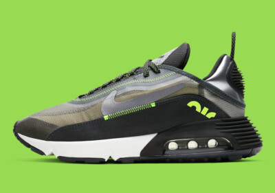 nike air max 2090 se 3m trainers in anthracite