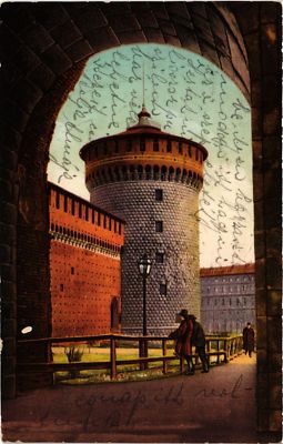 CPA AK Milano Un Torrione del Castello ITALY (552808)