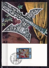 Maxi Card D96 Liechtenstein 1985 halberd