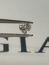 GIA Certified D SI1 0.34 Carat Heart Shaped Loose Diamond 1691.18 per carat