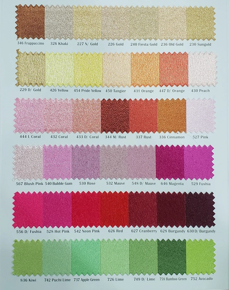 Crepe Back Satin Fabric By the Yard | Japan Quality | 60" Wide | Multiple Colors - Image 2 of 3