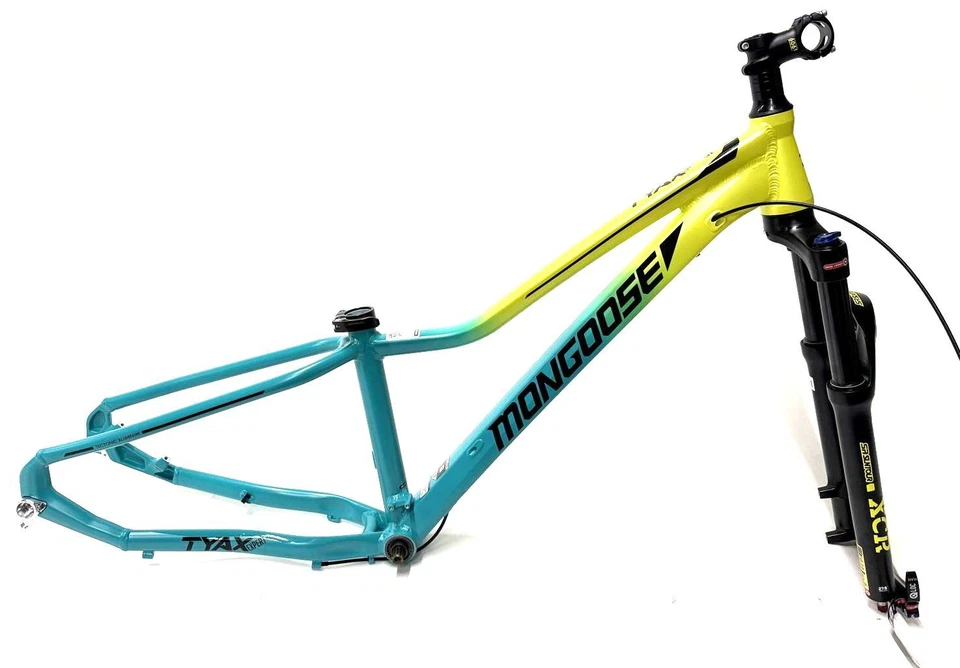 Horquilla de cuadro pequeño rígida Mongoose Tyax Expert 27,5" para mujer 148 mm eje pasante disco Foto 2 de 4