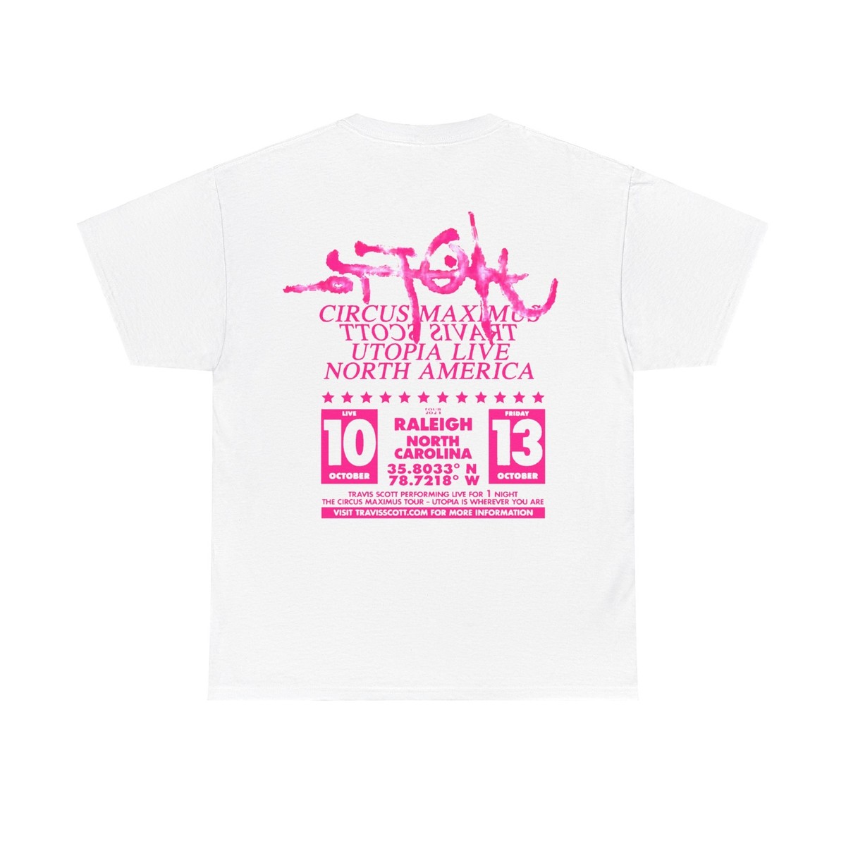 Travis Utopia Circus Maximus Tour Raleigh Exclusive Scott T