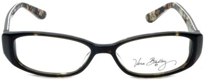 Vera Bradley Designer Lesebrille Alyssa-Cyn Canyon 52 MM Schwarz Braune Blumen