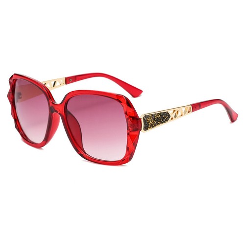 Polarized Oversized Square Fashion Sunglasses for Women Large Sparkling Frame - 第 13/16 張圖片