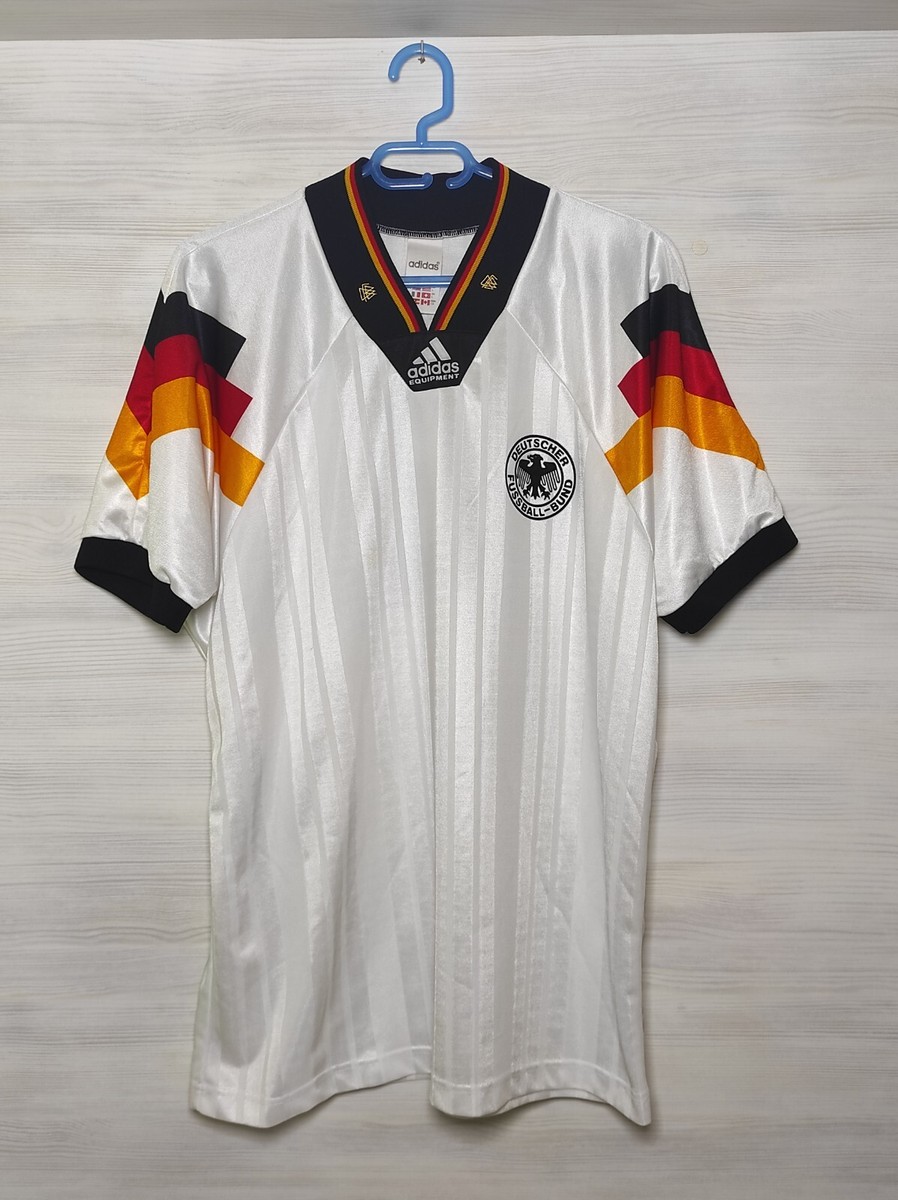 92 94 Germany adidas ドイツ トレーニングユニフォーム GERMANY NATIONAL TEAM 1992-94 HOME SHIRT #8 GISELA ADIDAS JERSEY