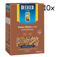 10 Pasta De Cecco Pasta Mista Integrali N. 120 Vollkorn Italienisch Nudeln 500 G