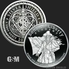 1OZ SONS OF LIBERTY ACADEMY - 2021 MICROMINTAGE SILVER SHIELD "IN-HAND" AG