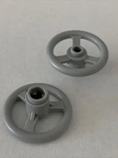 Lego Parts 2819 (2pcs) Technic, Steering Wheel Small, 3 Studs Diameter